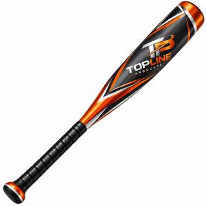 Bate de béisbol Topline Products de 28 pulgadas en negro y dorado, 1 pieza, de alto rendimiento, nivel experto, barril de 2.5 pulgadas, bate de béisbol de aluminio. - Product Image 2