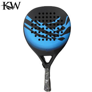 Raquette de padel personnalisée en carbone 18K argentée avec surface texturée 3D, technologie Smartstrap, padel pour spin, pala de padel avancée - Product Image 6