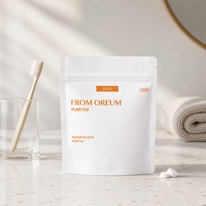[FROM OREUM] Recharge de dentifrice solide pour soins bucco-dentaires en déplacement, pour le brossage quotidien, pour les voyages et la vente au détail en soins personnels - Product Image 2