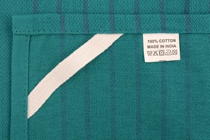 <b>Green</b> Square Waffle Weave Cotton Kitchen <b>Towel</b> Eco Friendly Machine Washable Solid Color Dishcloth Set - Product Image 5