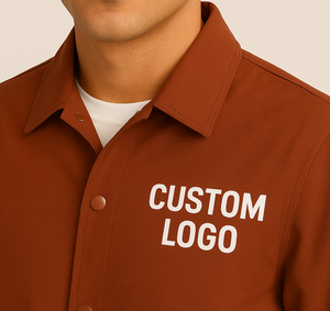 Services OEM, vente en gros, veste d'entraîneur personnalisée avec logo, légère, pour sports de plein air, coupe-vent et imperméable, pour hommes. - Product Image 3