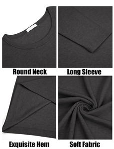 Camisetas de Algodón Suave y Ligeras de Manga Larga para Hombre, Corte Regular, para Verano, Ajuste Cómodo, Estilo Casual Clásico, Precio Bajo - Product Image 4
