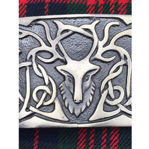 Hebillas de cinturón de kilt para hombre al por mayor, personalizadas, con cabeza de ciervo, de latón, estilo antiguo/Highland 2026 - Product Image 2