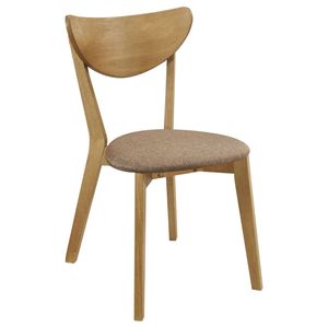 Juego de 2 Sillas de Comedor de Madera de Nogal Claro Carson - Product Image 4