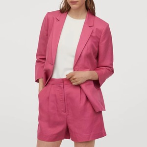 Shorts d'été personnalisés de couleur unie pour femmes, pantalons décontractés amples, pantalons de sport à taille élastique, shorts de course pour femmes - Product Image 5