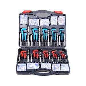 Kit de réparation Helicoil personnalisable, 338 pièces, kit d'outils de réfiletage métrique SAE, M5 M6 M8 M10 M12 1/4'' 5/16'' 3/8'' Spline M20 M30 - Product Image 4