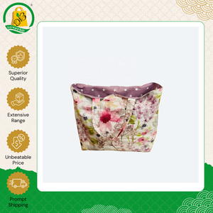 Globally Supply Biodegradable Eco-Friendly Azo-Free All Over Printed Casual Dual Self Handle Cotton <b>Canvas</b> Handbag for Women - Product Image 3