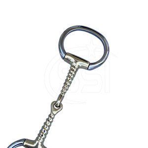 Cómodo y Resistente Bocado de Acero Inoxidable Premium con Anillo Suelto para Montar a Caballo - Uso en Establos y al Aire Libre - Product Image 2
