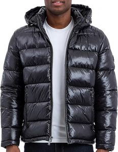 Wholesale Oversized Men Thermal Puffer Jacket Fashion Hooded Winter Insulated <b>Parka</b> Coat Custom Logo - Product Image 2