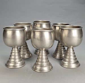 Cáliz Metálico Moderno y Contemporáneo, de Color Vintage, Sostenible, Personalizado y Grabado, para Bar y Hotel, Superventas - Product Image 1