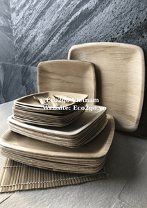 Vietnam Wholesale Palm Leaf Plates Biodegradable Areca Leaf Tableware Supplier Eco2go Vietnam - Product Image 3