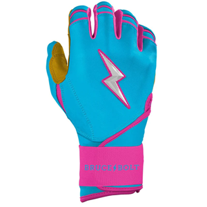 High-Quality 100% Cabretta Leather Baseball Batting Gloves 0.9mm Custom Logo <b>Snap</b> Closure Professional Grade - Product Image 5