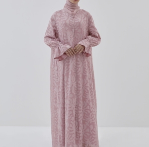 Nueva Abaya Tradicional Islámica para Mujer, Estilo Saudí, de Poliéster Transpirable, Largo hasta el Tobillo, para Primavera, Ropa Musulmana - Product Image 4