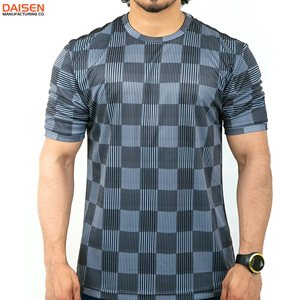 Camiseta de Color Personalizado para Hombre, Transpirable, de Manga Corta, Informal, Lisa, a la Moda, con Marca Personalizada, Fabricante Mayorista - Product Image 5