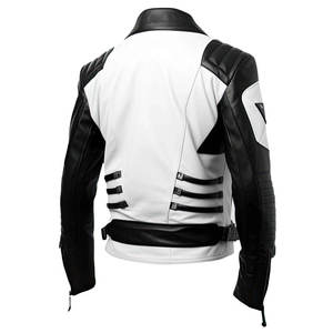 High Quality Custom Made Genuine Cowhide Leather <b>Motorcycle</b> <b>Jacket</b> Abrasion Windproof Resistant Plus Size Breathable Motorbike - Product Image 5