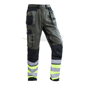 Pantalones de trabajo para hombre de marca privada en venta, pantalones de trabajo de color liso para hombre, pantalones de trabajo con múltiples bolsillos - Product Image 4
