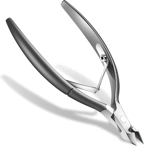 Cortacutículas Profesional Extra Fino de Acero Inoxidable, Herramienta para Uñas con Punta Redondeada y Abertura de Mandíbula Ancha para Uñas de los Dedos - Product Image 3