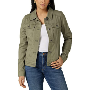 <b>Custom</b> Made Women's Long Stretch <b>Denim</b> <b>Jacket</b> Women Jean <b>Jacket</b> Cotton Blue Winter Plain <b>Denim</b> <b>Jacket</b> for Women Plus Size - Product Image 1