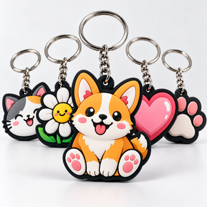 Personalized Pet Keychain Dog Cat Name Logo Gift for Pet Shops Brands and Souvenirs Wholesale - Product Image 2