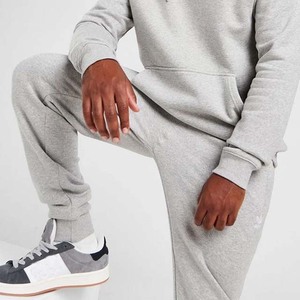 Survêtement gris à capuche pour homme, coupe droite, couleur unie, décontracté, avec poches latérales, pour l'automne, 100 % coton respirant - Product Image 6