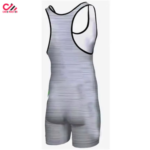 ハイストレッチレスリングシングレット カスタムロゴ 即納 工場カスタムネームレスリングユニフォーム パーソナライズデザインスポーツシングレット - Product Image 2