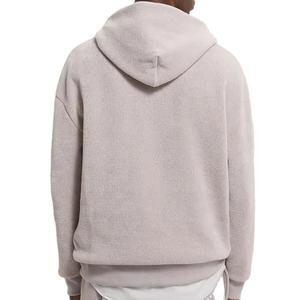 Sudaderas con capucha de invierno para hombre Mezcla de poliéster/algodón 340g Peso pesado Transpirable Jersey de gran tamaño Streetwear Fleece - Product Image 3