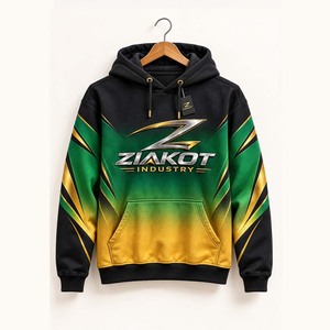 Wholesale Ziakot Custom <b>Stitched</b> Black Pink Teal-White 3D Design Abstract Fragment Art Splash Sports Pullover Sweatshirt <b>Hoodie</b> - Product Image 5