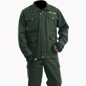 Combinaison de travail ignifuge pour soudeurs, veste de travail multi-poches, ensembles de pantalons cargo pour l'industrie, les mécaniciens - Product Image 4