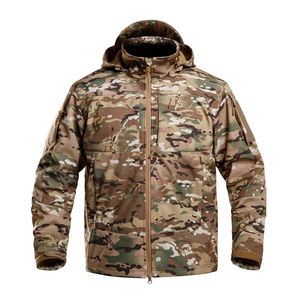 Chaqueta Táctica de Punto Premium – Logotipo Personalizado, Tejido Impermeable y Transpirable, Diseño de Camuflaje Ecológico para Exteriores - Product Image 1