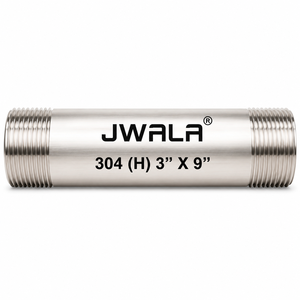 Raccord de tuyauterie renforcé en acier inoxydable 304, diamètre 3 pouces, longueur 9 pouces, filetage mâle, pour quincaillerie de plomberie industrielle - Product Image 2