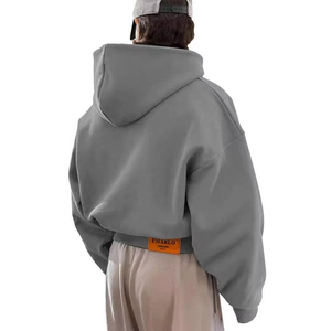 Sudaderas con Capucha y Cremallera de Diseño Moderno y de Alta Calidad para Hombre, Transpirables, Personalizadas, de Mezcla de Algodón, con Cremallera Completa - Product Image 4