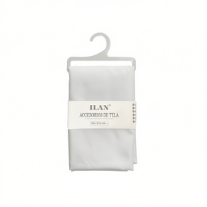 Tela bianca semplice Ilan 100x150 cm per artigianato e cucito - Product Image 1