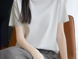 T-shirt en coton imprimé personnalisé en gros pour femmes, design DIY personnalisé, mode décontractée, été - Product Image 4