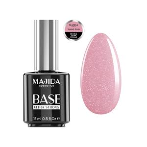 Majida Base Ultra Strong Shine Rosa 15 ml Hema Free Top Coat - Product Image 1