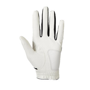Guante de Golf Negro/Blanco con Revestimiento de Poliuretano, Tejido de Poliamida y Parche de Cuero de Cabra para Mayor Durabilidad - Product Image 2