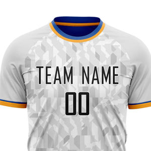 Camiseta de Fútbol Personalizada para Equipo, Ropa Deportiva Unisex de Secado Rápido, Camiseta de Fútbol Corta con Tela Personalizada, Impresión de Nombre y Número del Equipo - Product Image 5