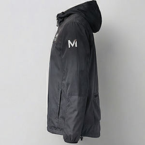 Chaqueta cortavientos térmica con forro polar, abrigo cálido de invierno, impermeable, con capucha, para transición térmica. - Product Image 4