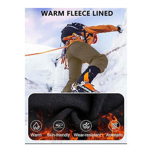 Pantalones de Esquí Impermeables para Hombre, Forrados de Polar, Aislantes, para Nieve, Invierno, Clima Frío, Pantalones Soft-Shell Resistentes para Exteriores - Product Image 2