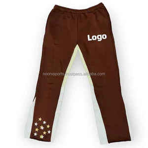 กางเกงวอร์มขาบานสำหรับผู้ชายแถบเอวยางยืดแบบลำลอง - Product Image 2
