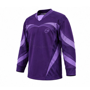Maillot de hockey sur glace style moderne en tissu respirant – Commande en gros pour l'entraînement et les matchs - Product Image 4