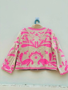 <b>Top</b> Trendy product Velvet Floral Suzani <b>Coat</b> Hand Embroidered Boho Jacket Uzbek Duster <b>Coat</b> Warm Winter Outerwear for Women - Product Image 3