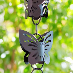 โซ่ตกแต่งรูปถ้วยสำหรับระบายน้ำฝนบนหลังคาภายนอกและตกแต่งสวน - Product Image 5