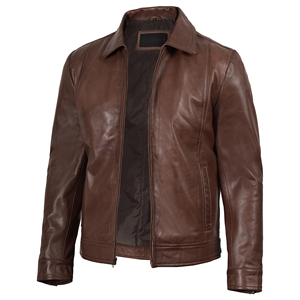 In-Stock Items Factory Direct Sales Spring Autumn Fashion Sports <b>Sheepskin</b> <b>Jacket</b> Unisex Genuine Leather Plain Dyed Waterproof - Product Image 4
