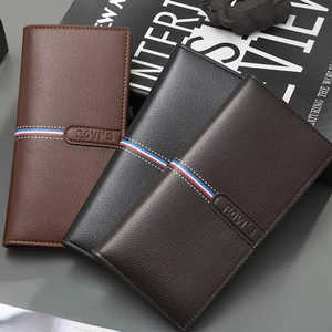 Cartera de Cuero Sintético de Alta Calidad para Hombre, Impermeable, Elegante, Delgada, Bifold, Tarjetero, Duradera, Personalizable - Product Image 1