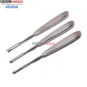 Osteótomo Lateral Manual de Acero Inoxidable de 3mm, Izquierdo y Derecho, Instrumento Quirúrgico para Tallar Huesos, Implante Dental Ortopédico de Precisión - Product Image 3