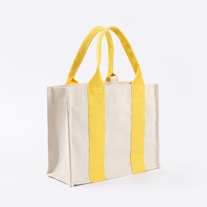 Bolso Tote de Poliéster/Algodón, Estampado, Tejido, Ecológico, Resistente al Agua, Duradero, Moderno, con Asas Coloridas - Product Image 5