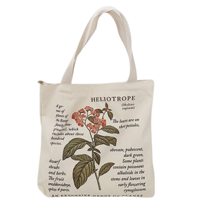 Recycled Cotton Canvas Shopping Tote <b>Bag</b> with Zipper Custom Logo Print OEM Manufacturer Wholesale - Product Image 5