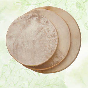 Auténtico Tambor Chamánico Hecho a Mano con Cuero Natural, Instrumento Rítmico para Ceremonias Espirituales y Sanación, Tambor Chamánico Grande - Product Image 5