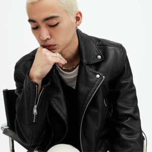 Wholesale Custom-Size Men's Winter <b>Coat</b> Genuine Leather Jacket Removable Hood Stand Collar Quick Dry Breathable Motorcycles OEM - Product Image 4