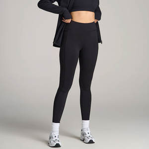 สินค้าคุณภาพสูงสุด ทันสมัย ยอดนิยม ผู้จัดจำหน่ายที่ดีที่สุด สวมใส่สบาย กระชับรูปร่าง ระบายอากาศได้ดี สินค้ามาใหม่ รับสกรีนโลโก้ กางเกงเลกกิ้งผู้หญิง - Product Image 1